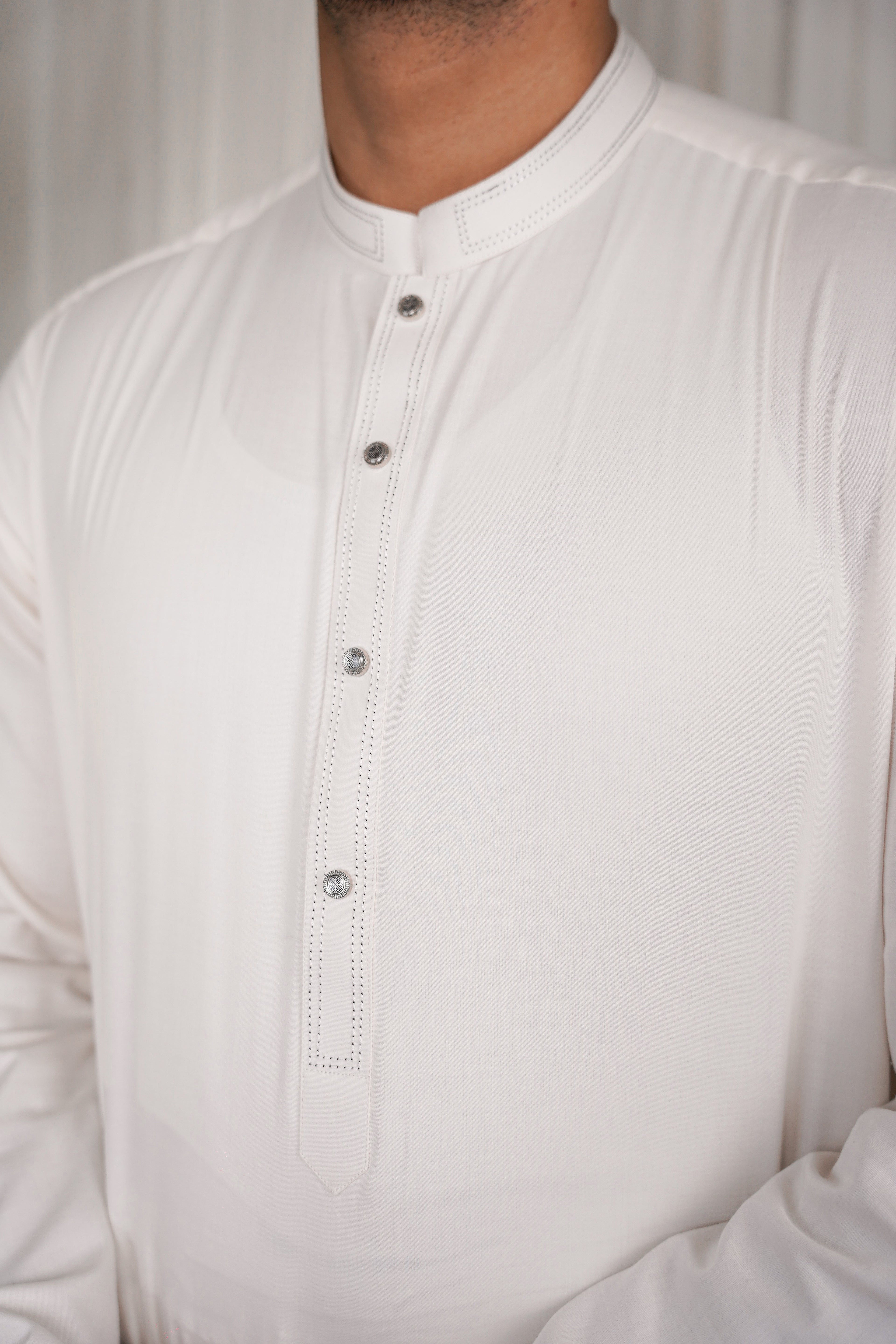 Nadir Ivory Grace - Wash & Wear Kameez Shalwar Set