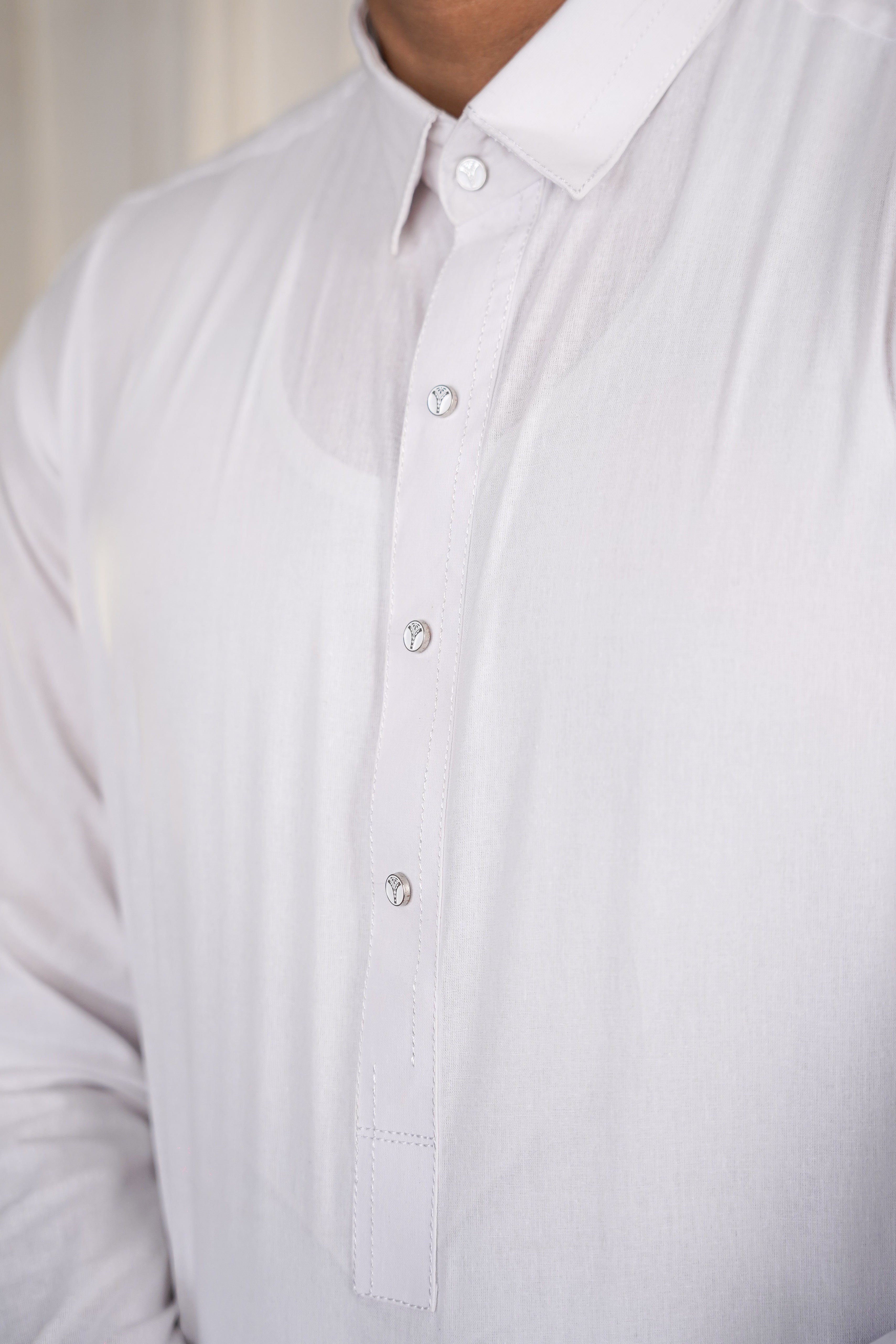 Nadir Classic White – Men’s Cotton Kameez Shalwar Set