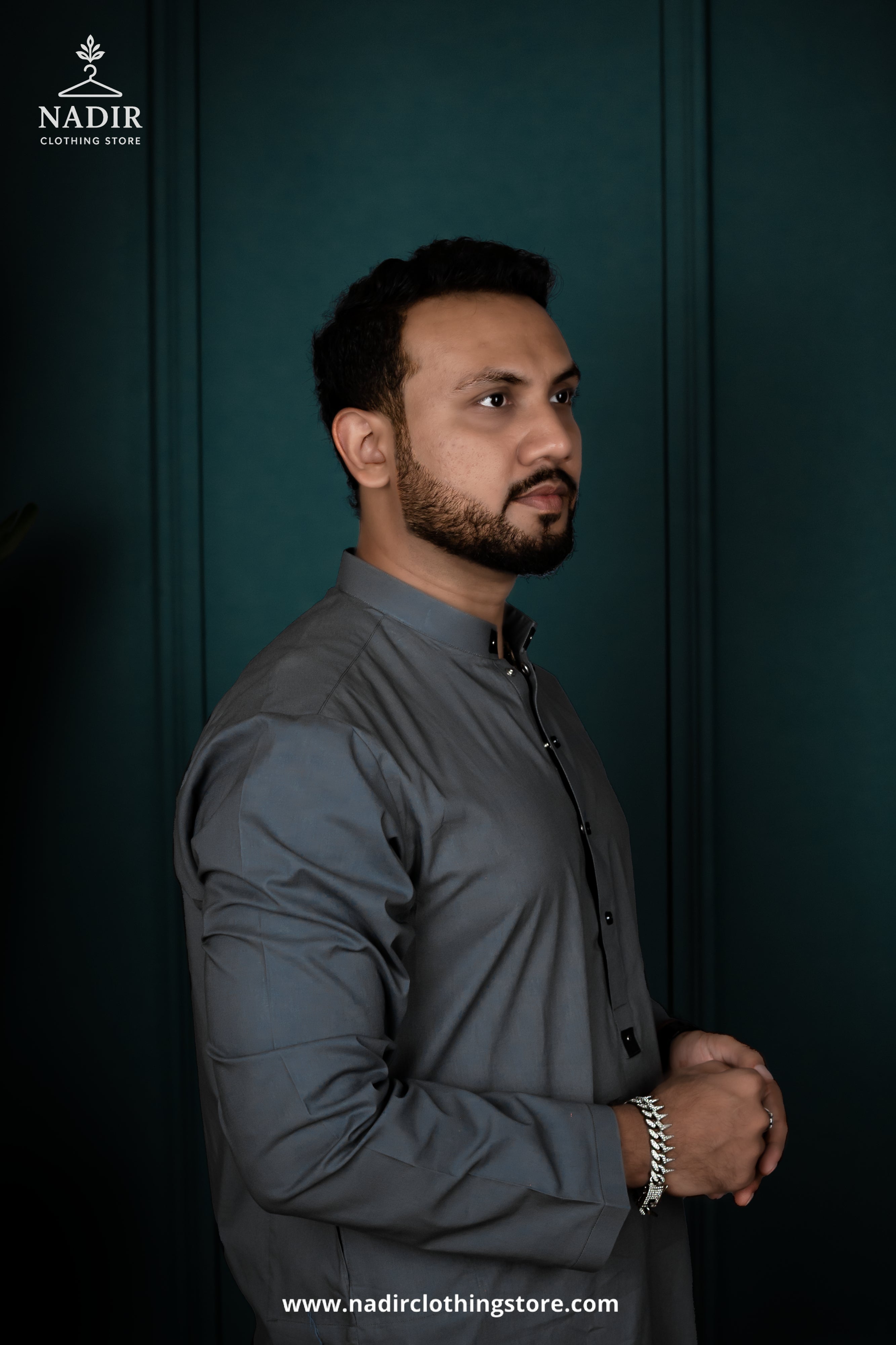 Nadir Ash Aura – Men’s Cotton Kameez Shalwar Set