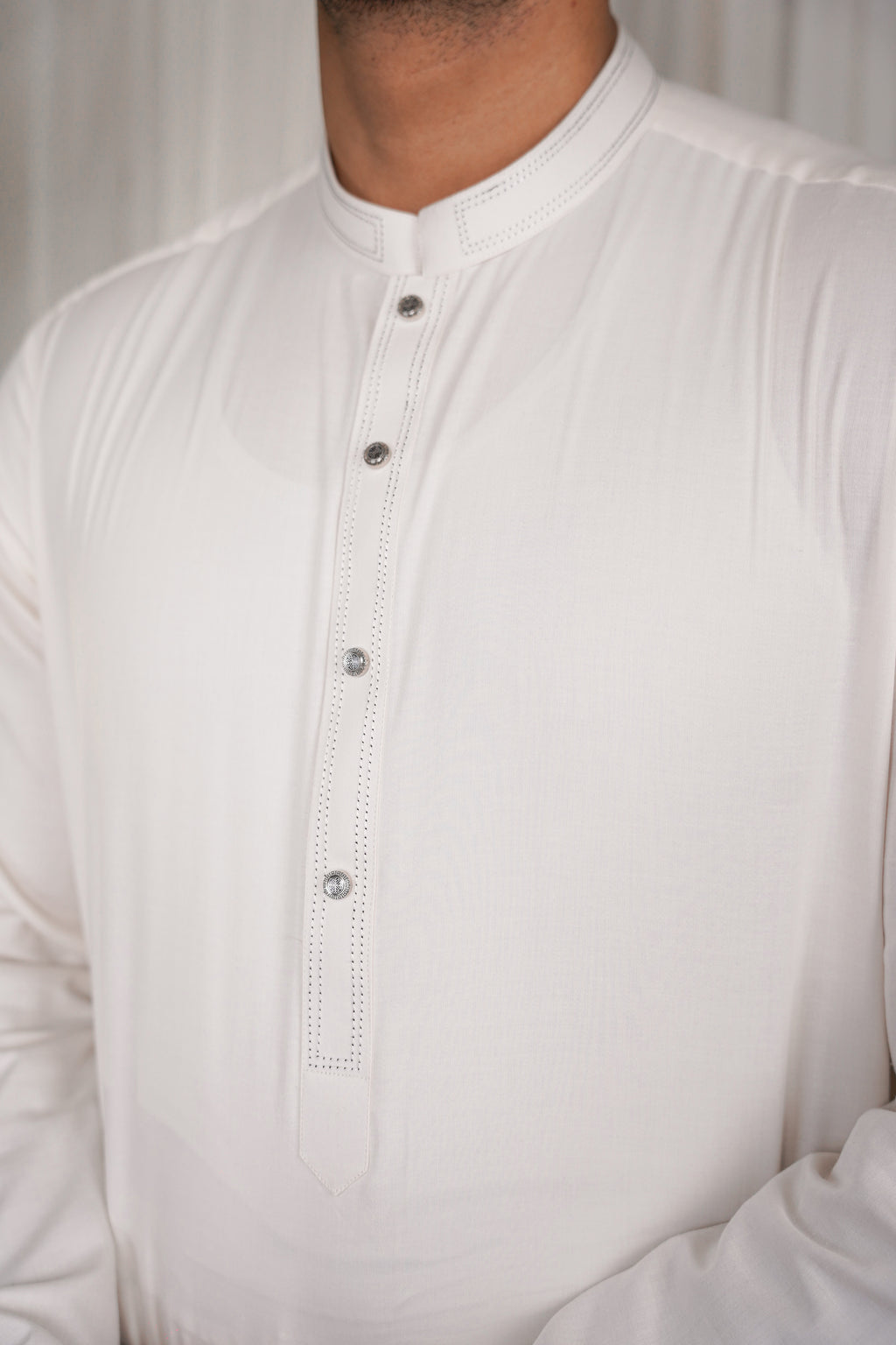 Nadir Ivory Grace - Wash & Wear Kameez Shalwar Set