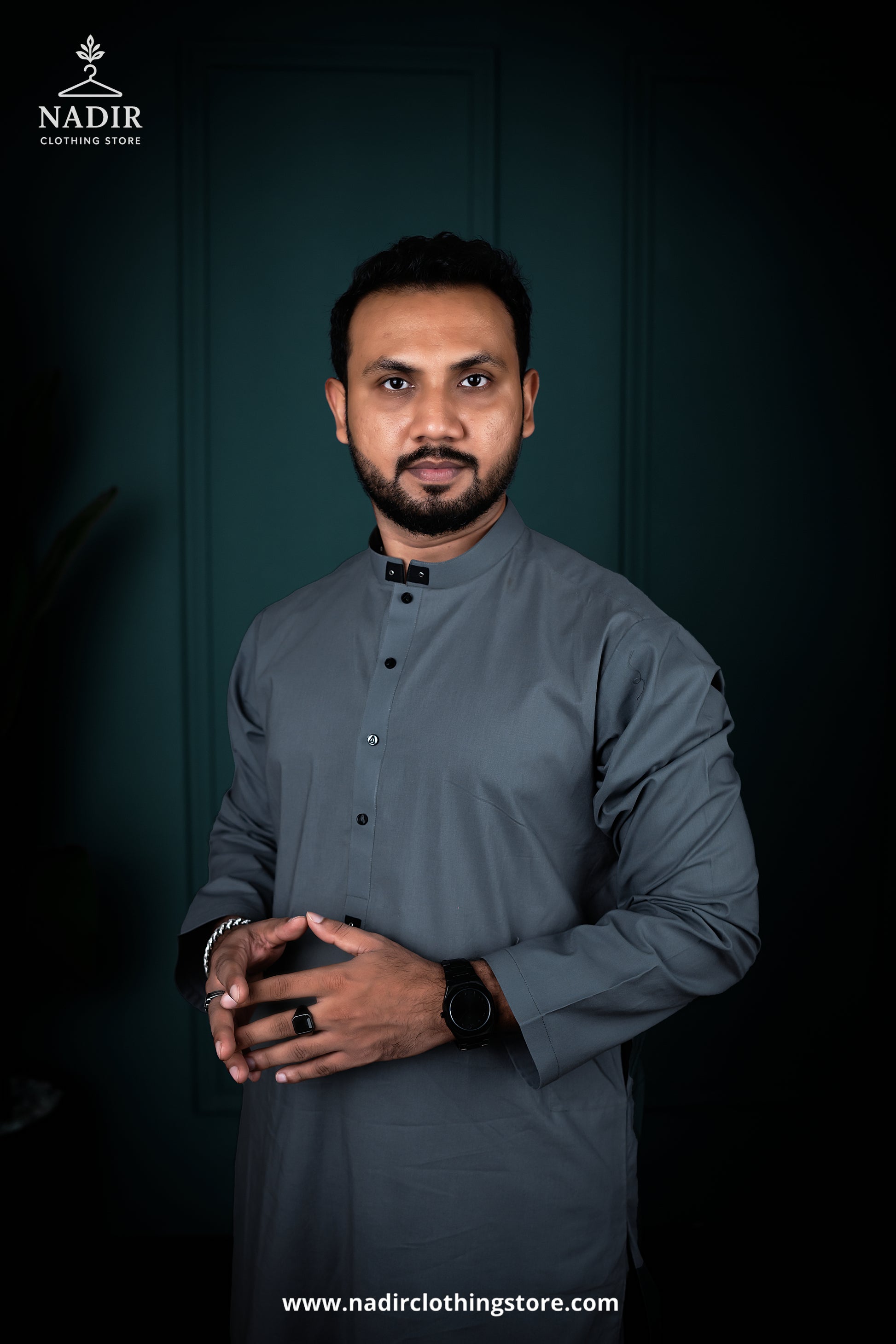 Ash Aura – Men’s Cotton Kameez Shalwar Set | Elegant Attire by NADIR